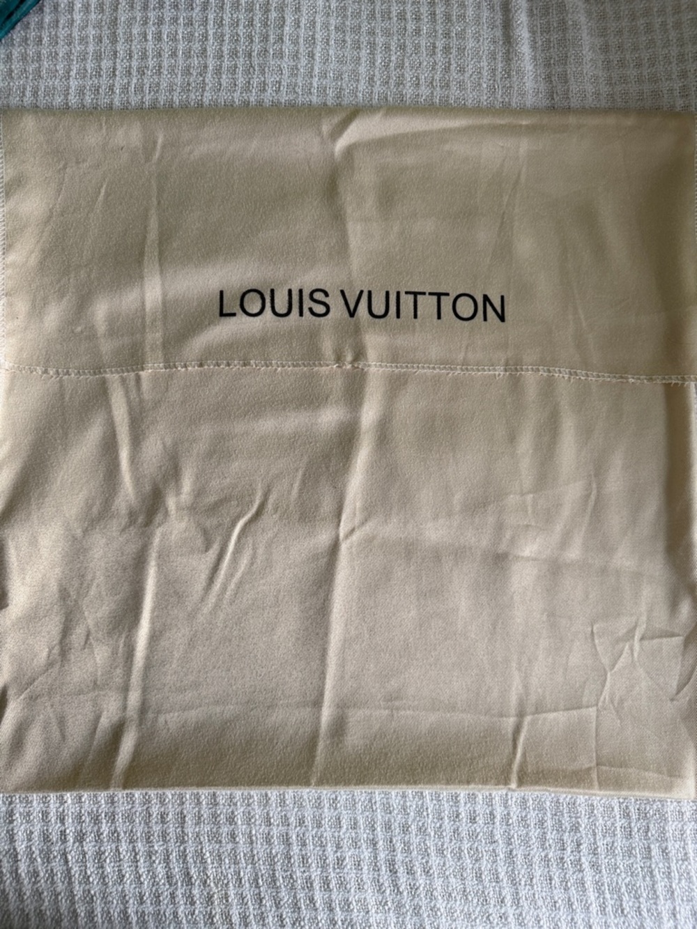 Louis Vuitton Beige Logo Dust Bag